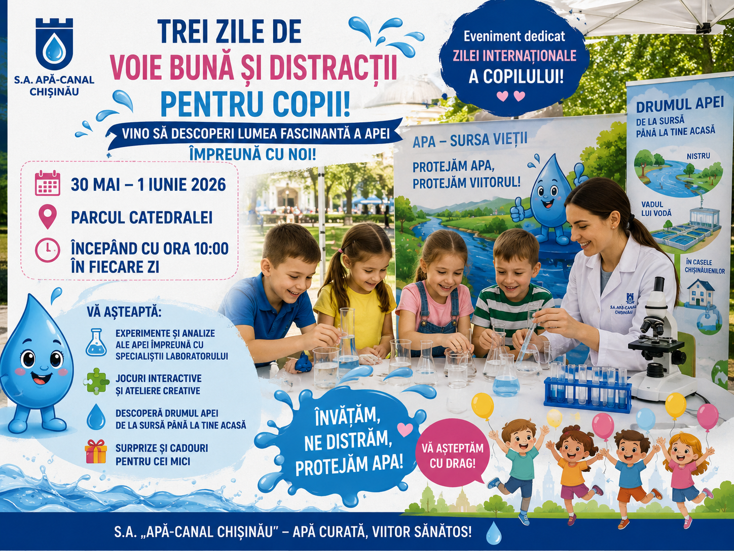 Trei zile de voie bună și distracții pentru copii!